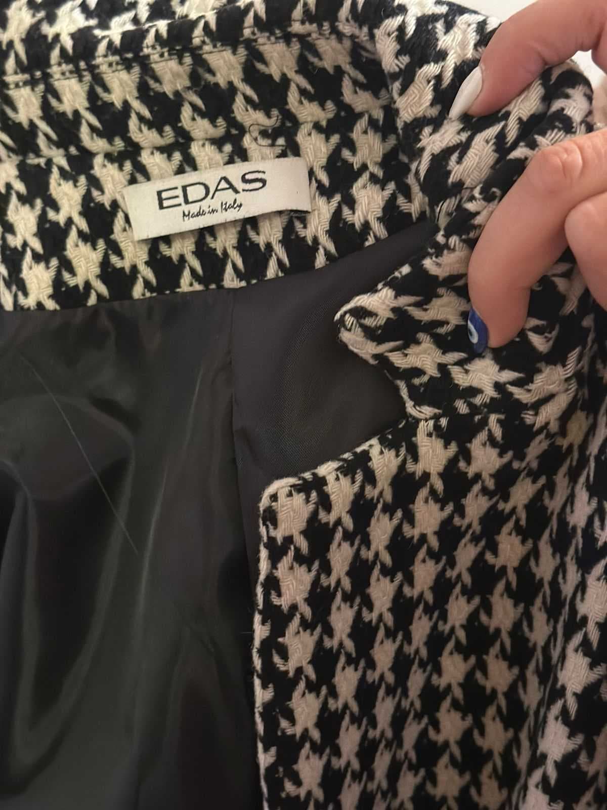 Cappotto Lungo Nero/Bianco — 3