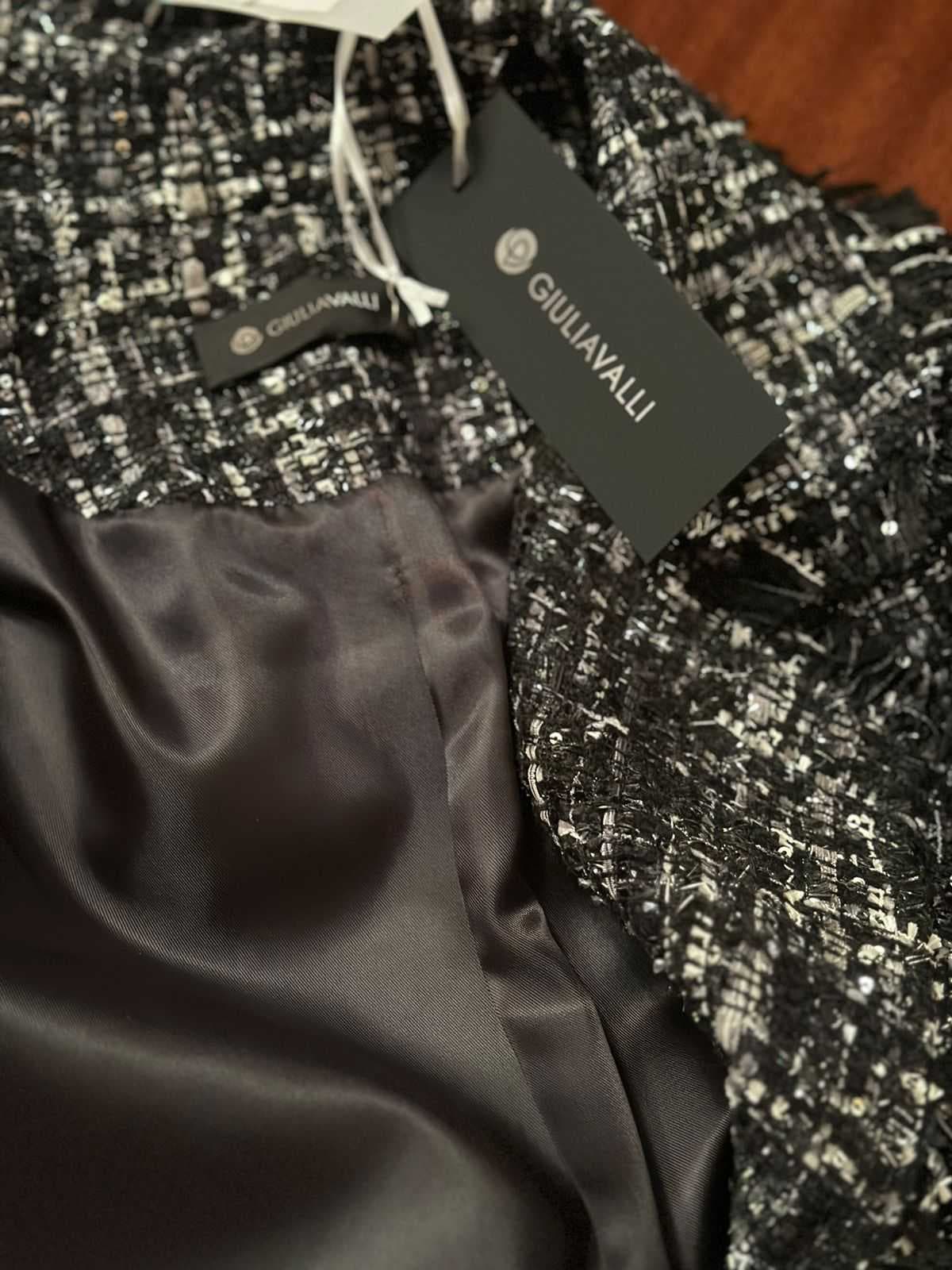 Cappotto corto Nero e Argento — 4