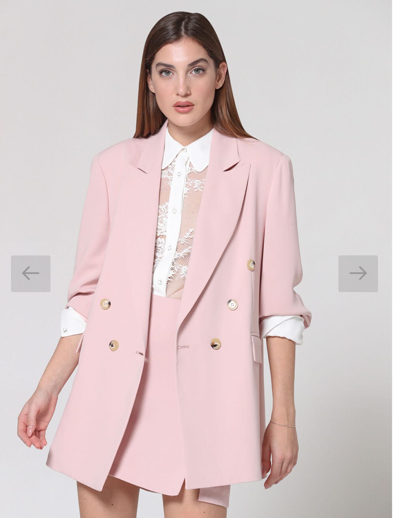 Blazer fluido doppiopetto — 4