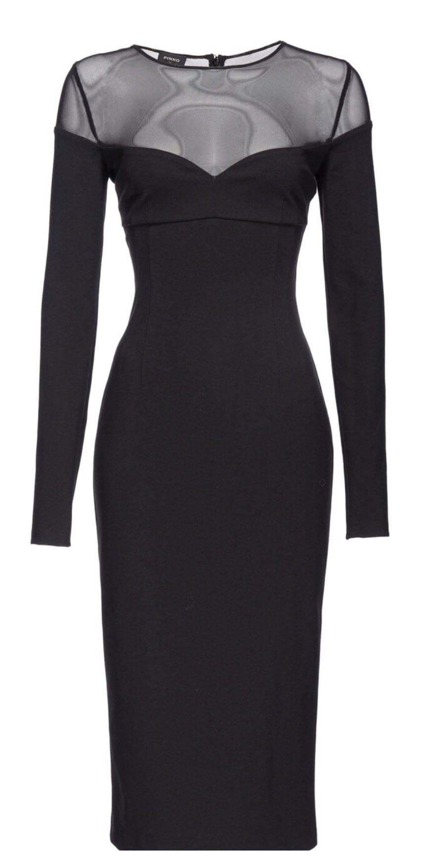 Vestito midi con tulle