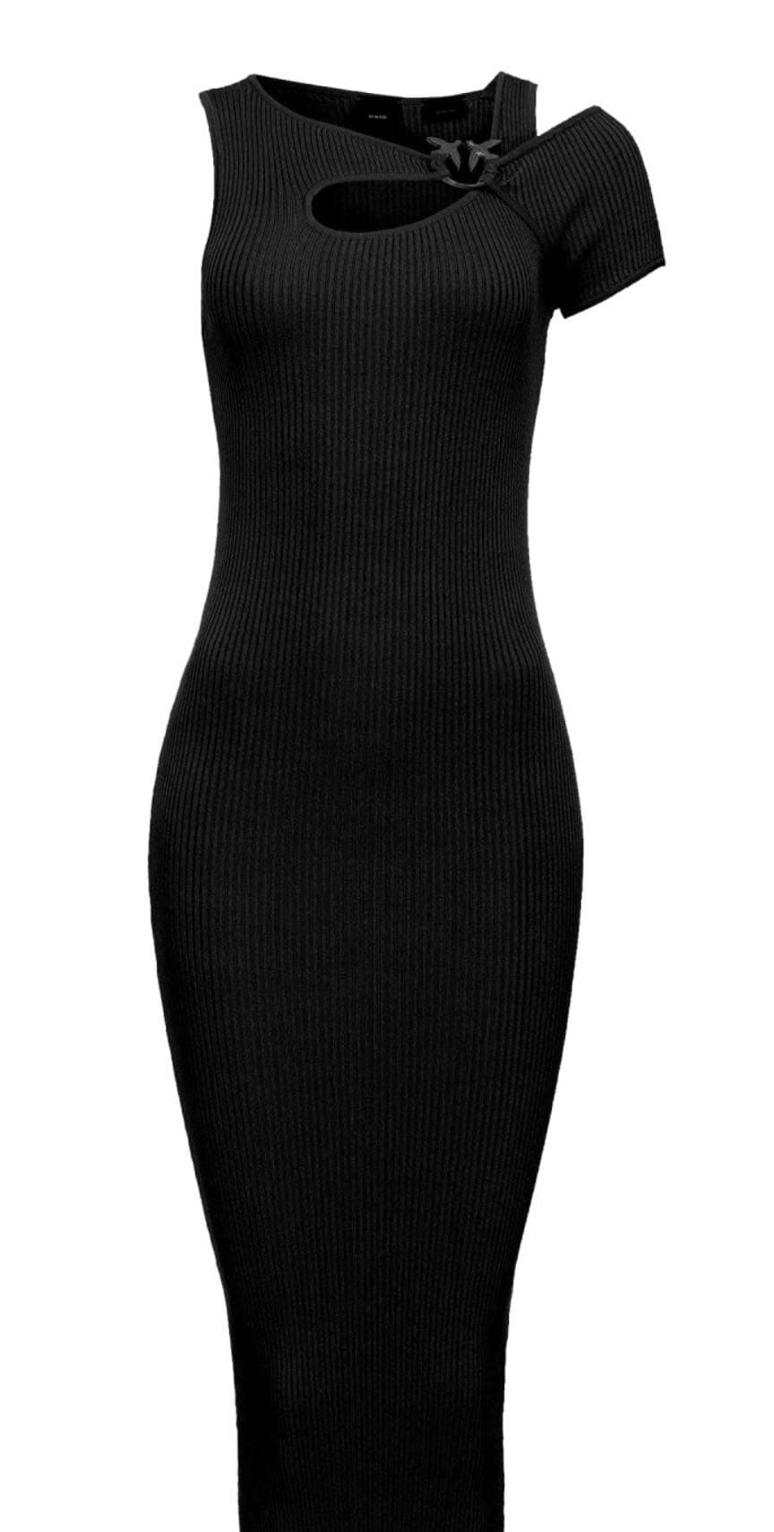 Vestito monospalla in maglia — 3