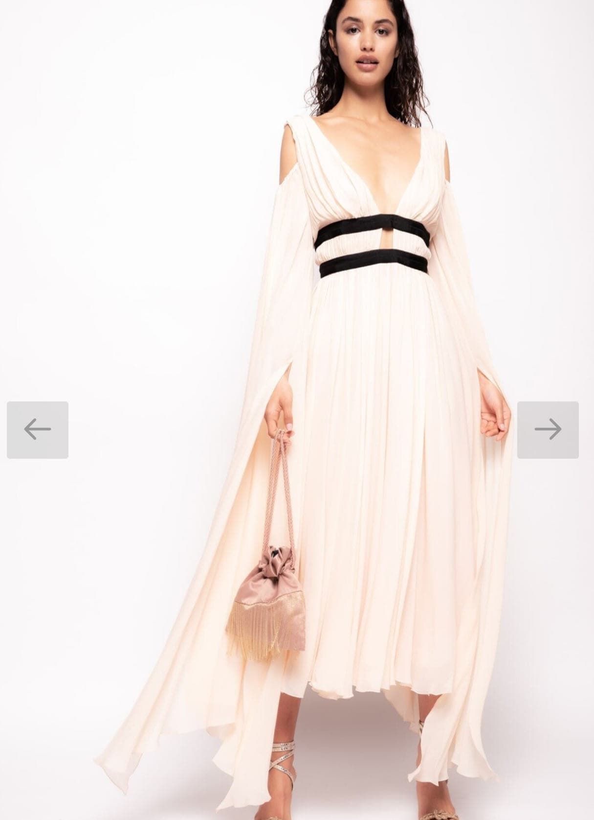 Vestito midi drappeggiato — 2