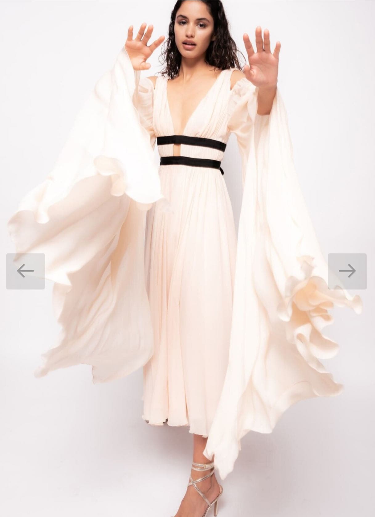 Vestito midi drappeggiato — 4