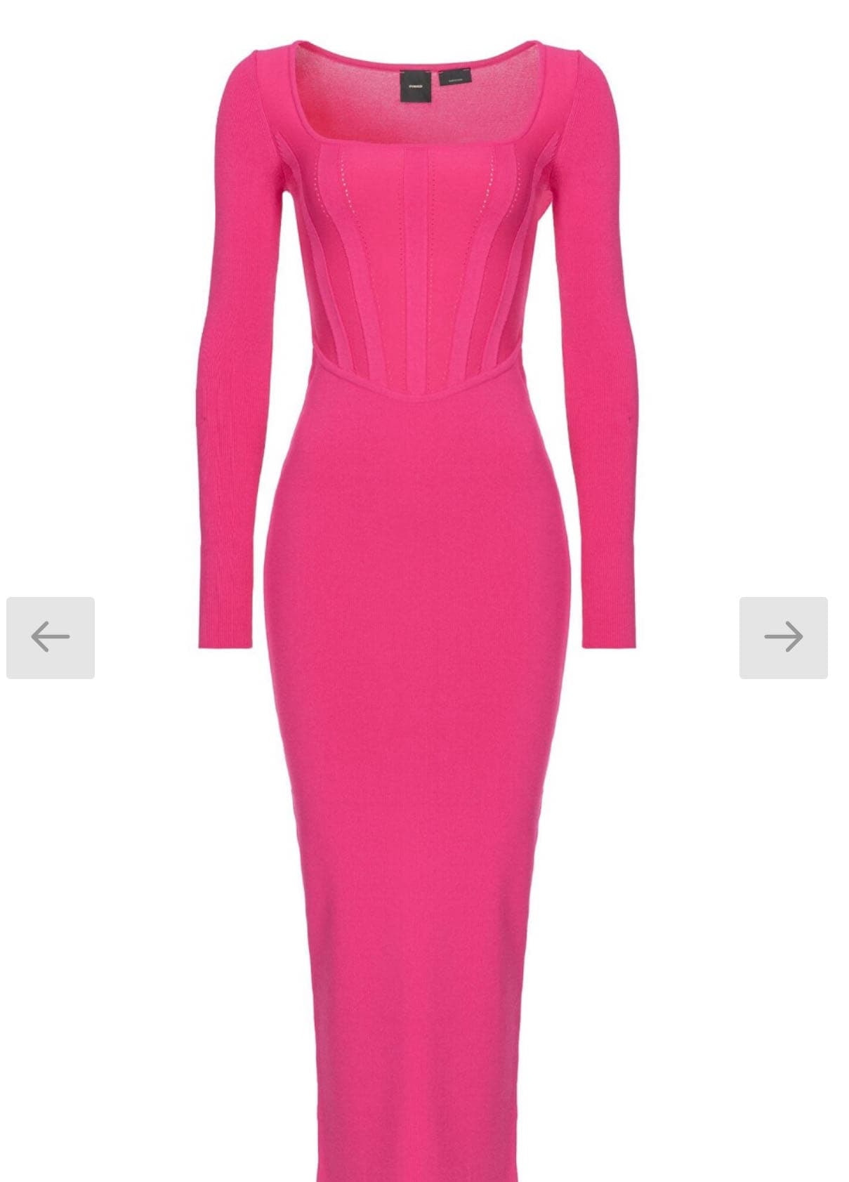 Vestito midi con lavorazione vanisé — 2