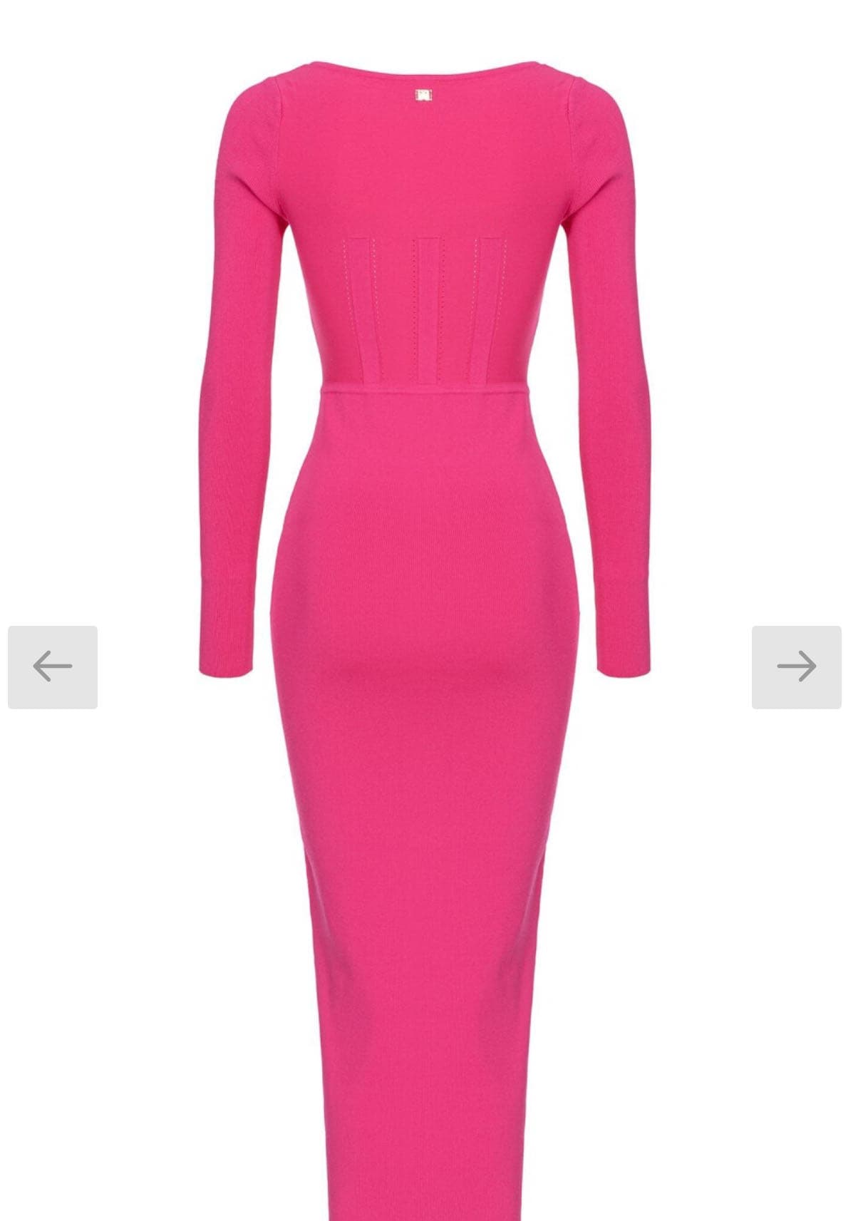 Vestito midi con lavorazione vanisé — 4