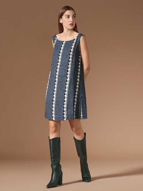 Vestito pied de poule (Bini Como) — 2