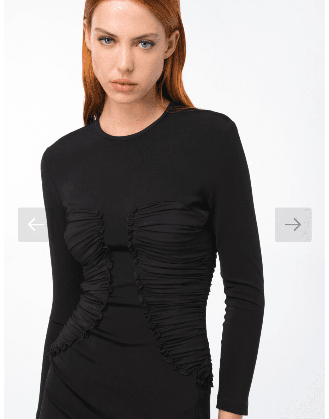 Vestito aderente con dettagli in georget — 3