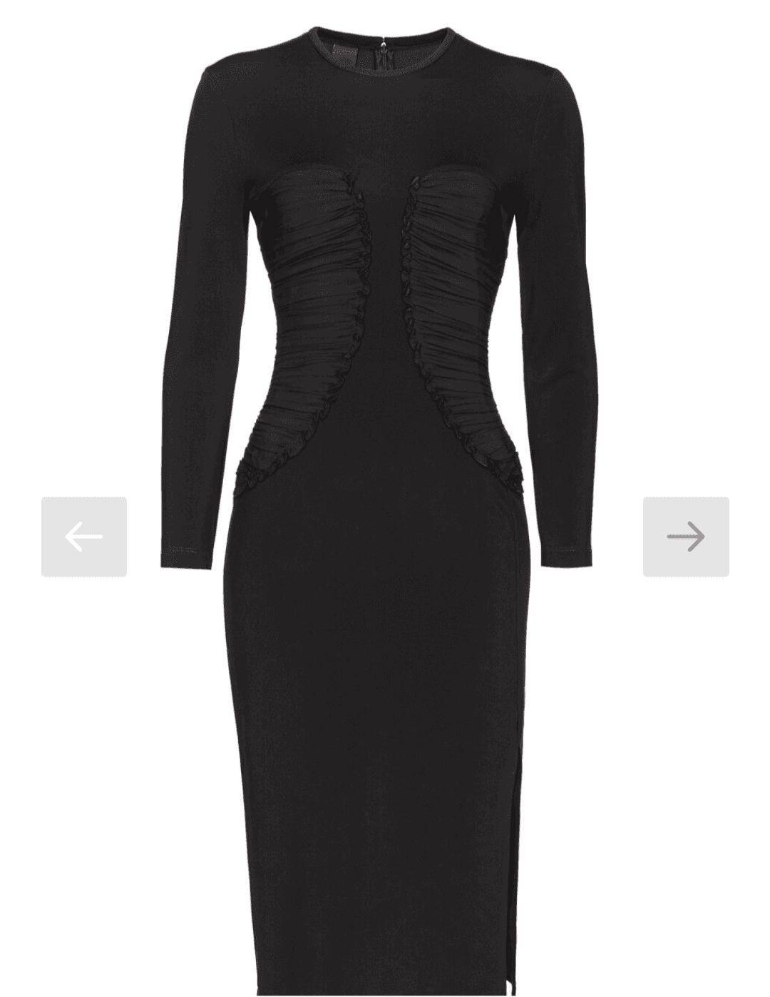 Vestito aderente con dettagli in georget — 4
