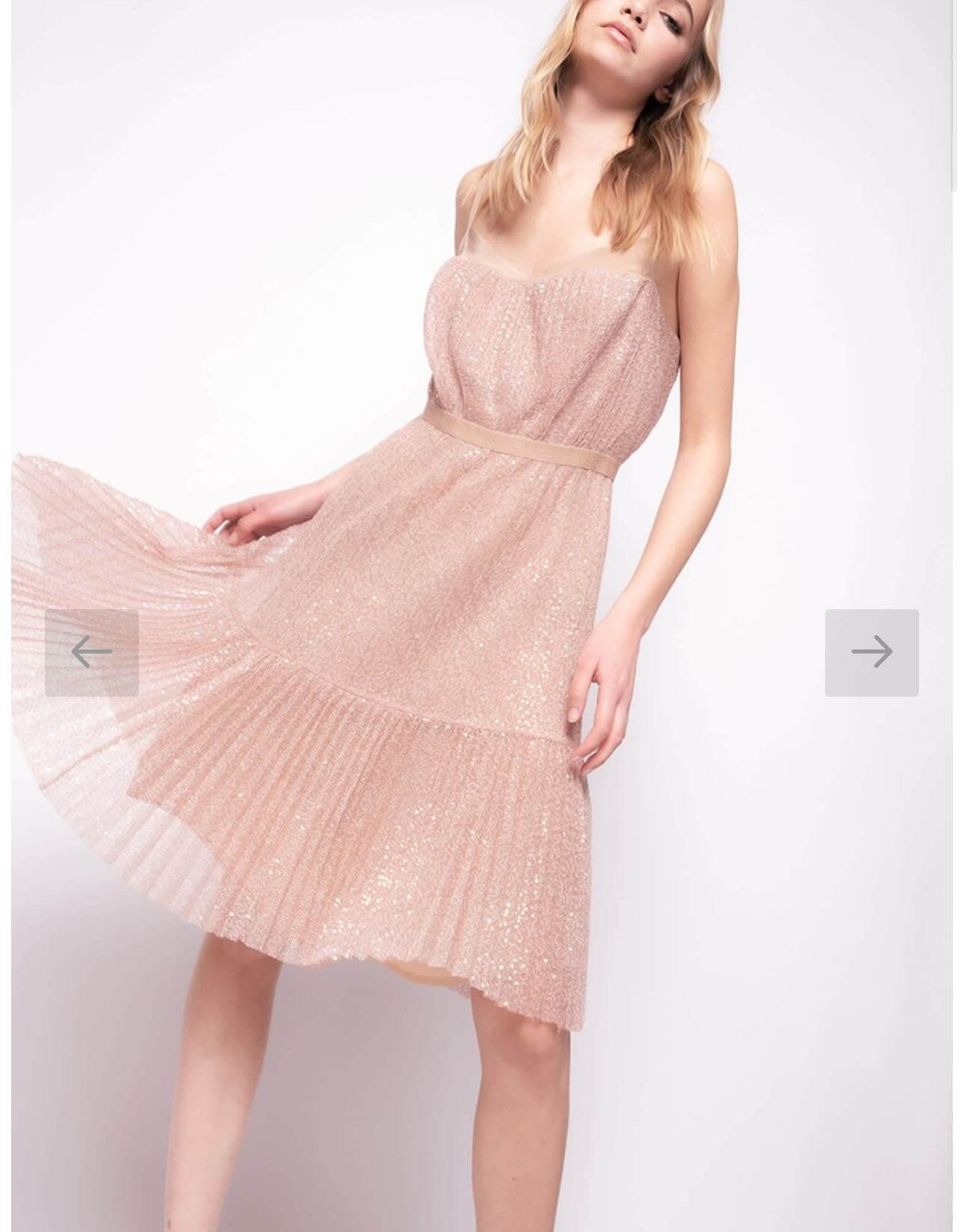 Mini Dress tulle lurex paillettes