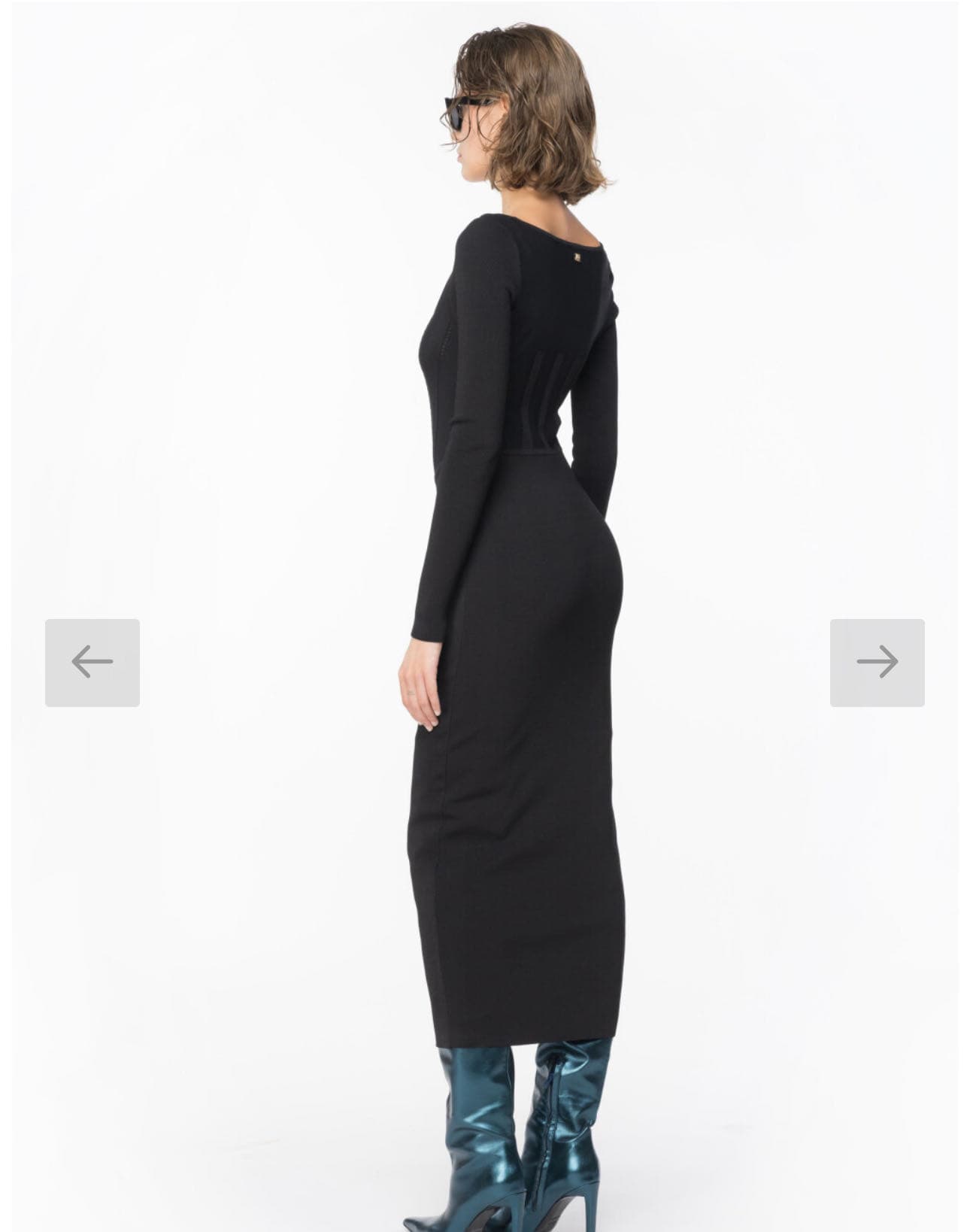 Midi dress with vanisé workmanship — 5