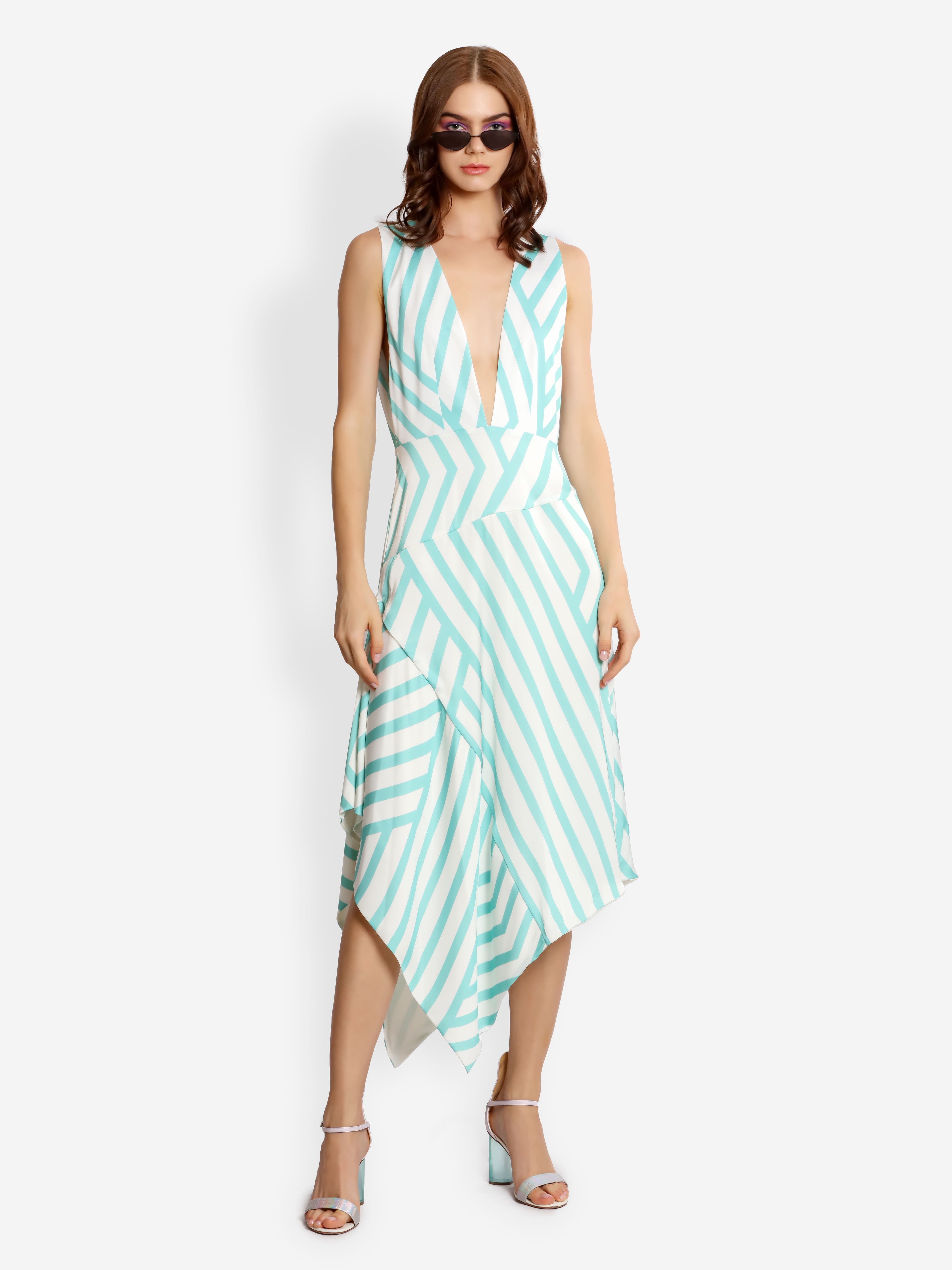 The Mint Striped Dress