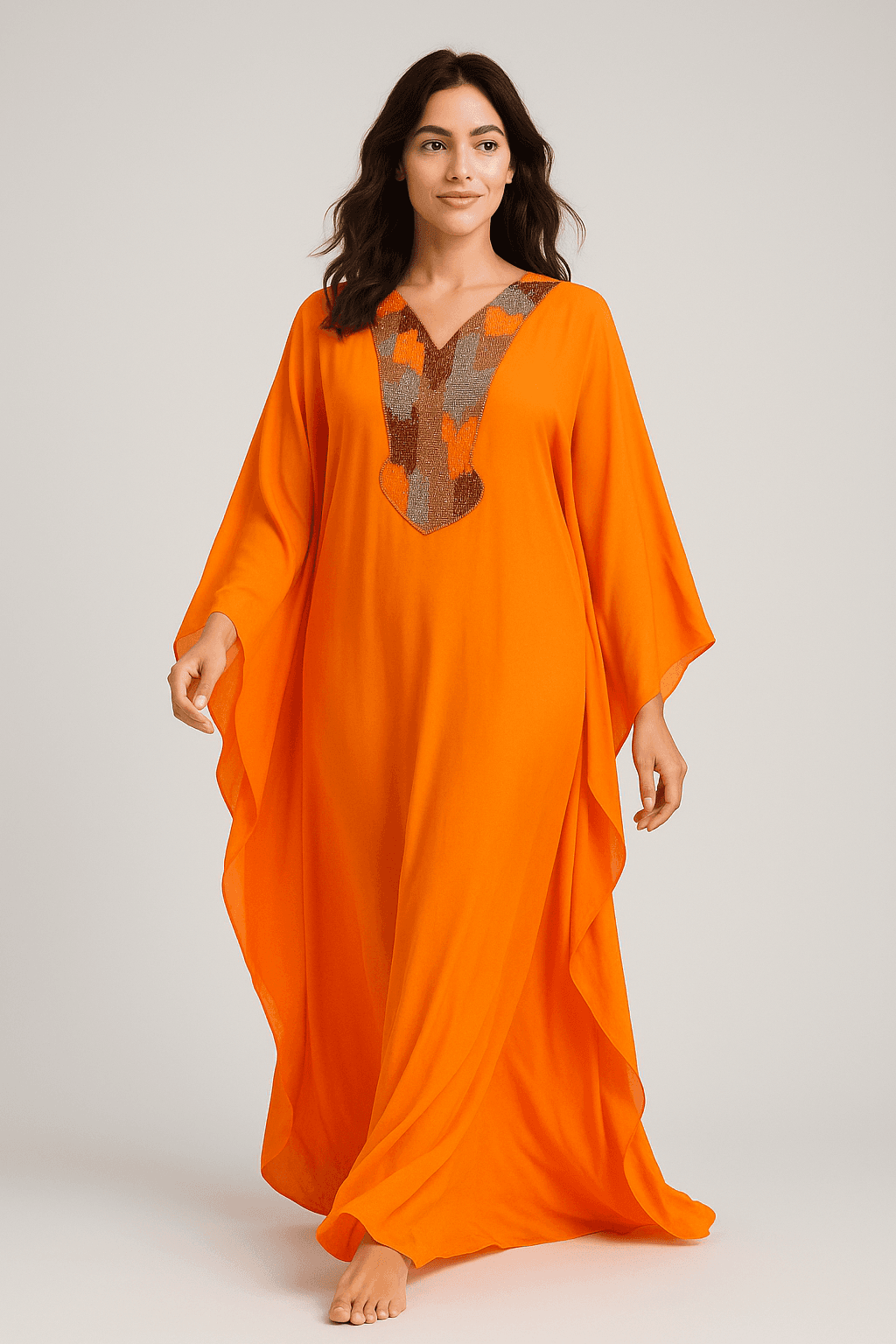 Amber Radiance Kaftan — 2