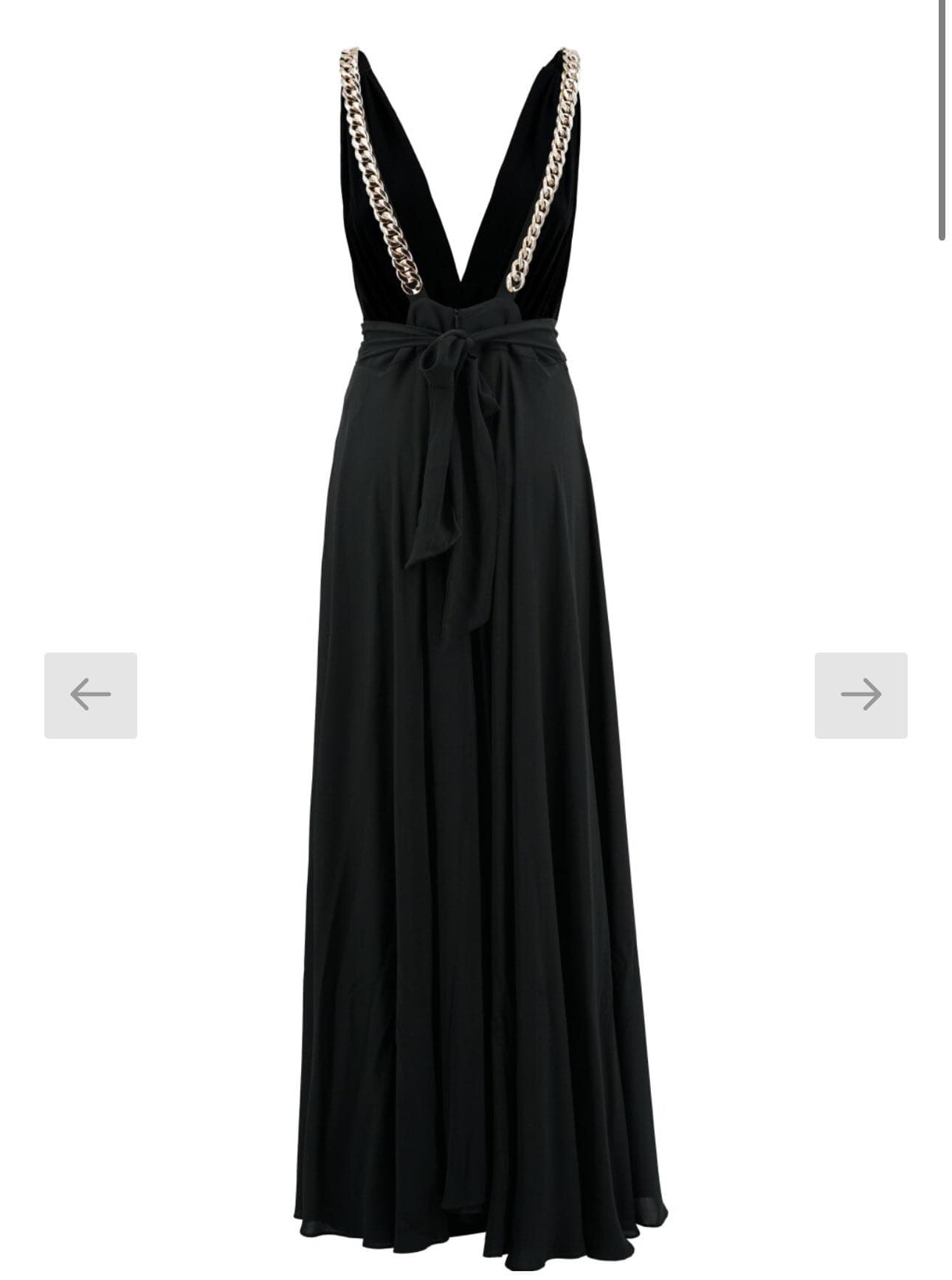Vestito lungo con catene — 4