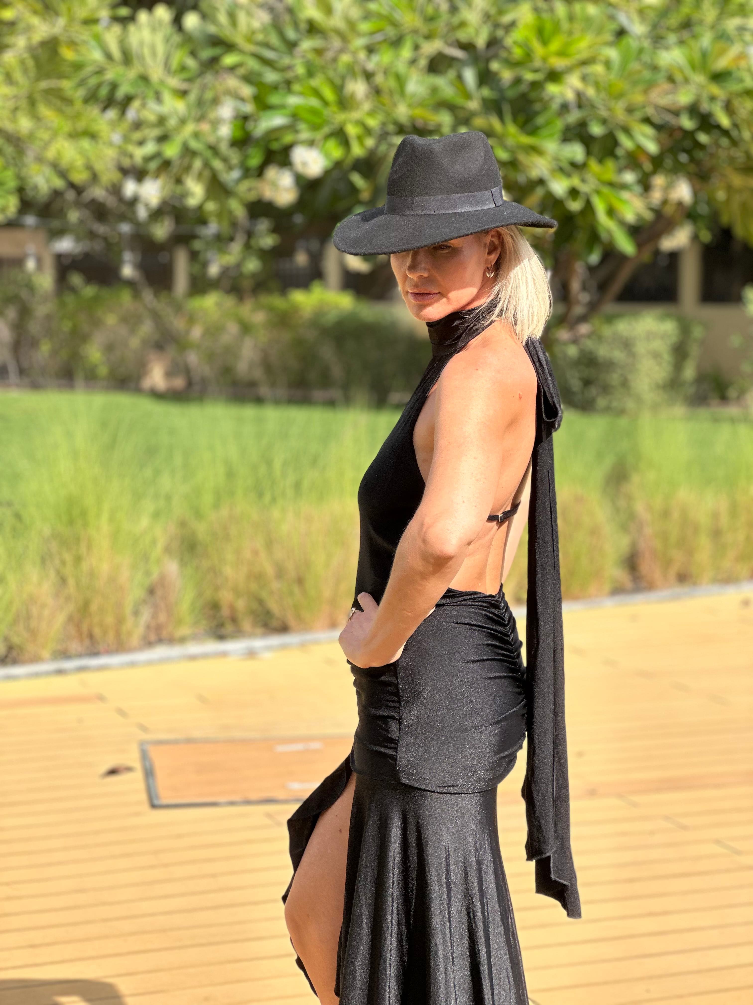 black evening dress — 2