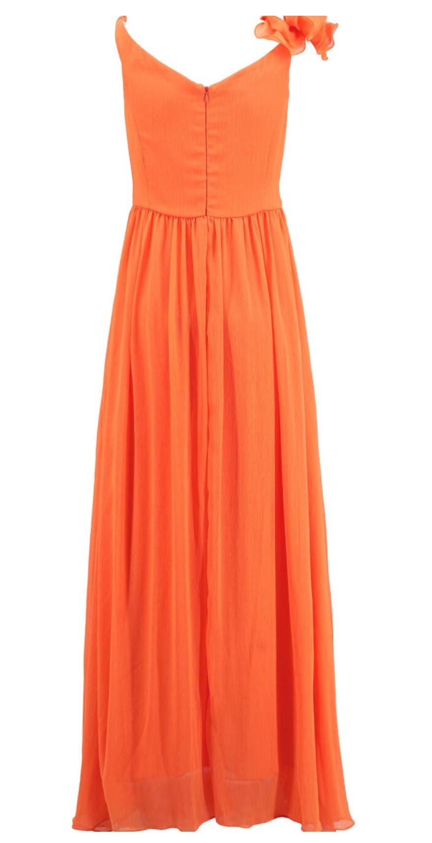 Vestito lungo in creponne con stola — 5
