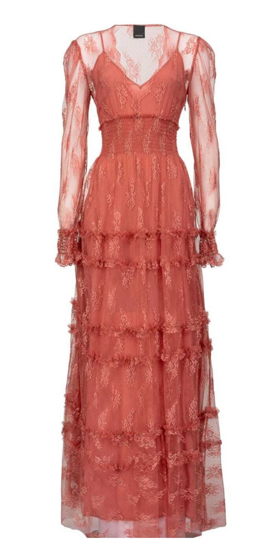 Maxi vestito in pizzo — 4