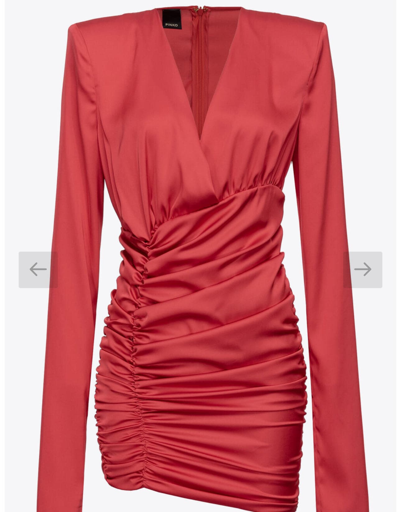 Mini dress satin stretch — 4