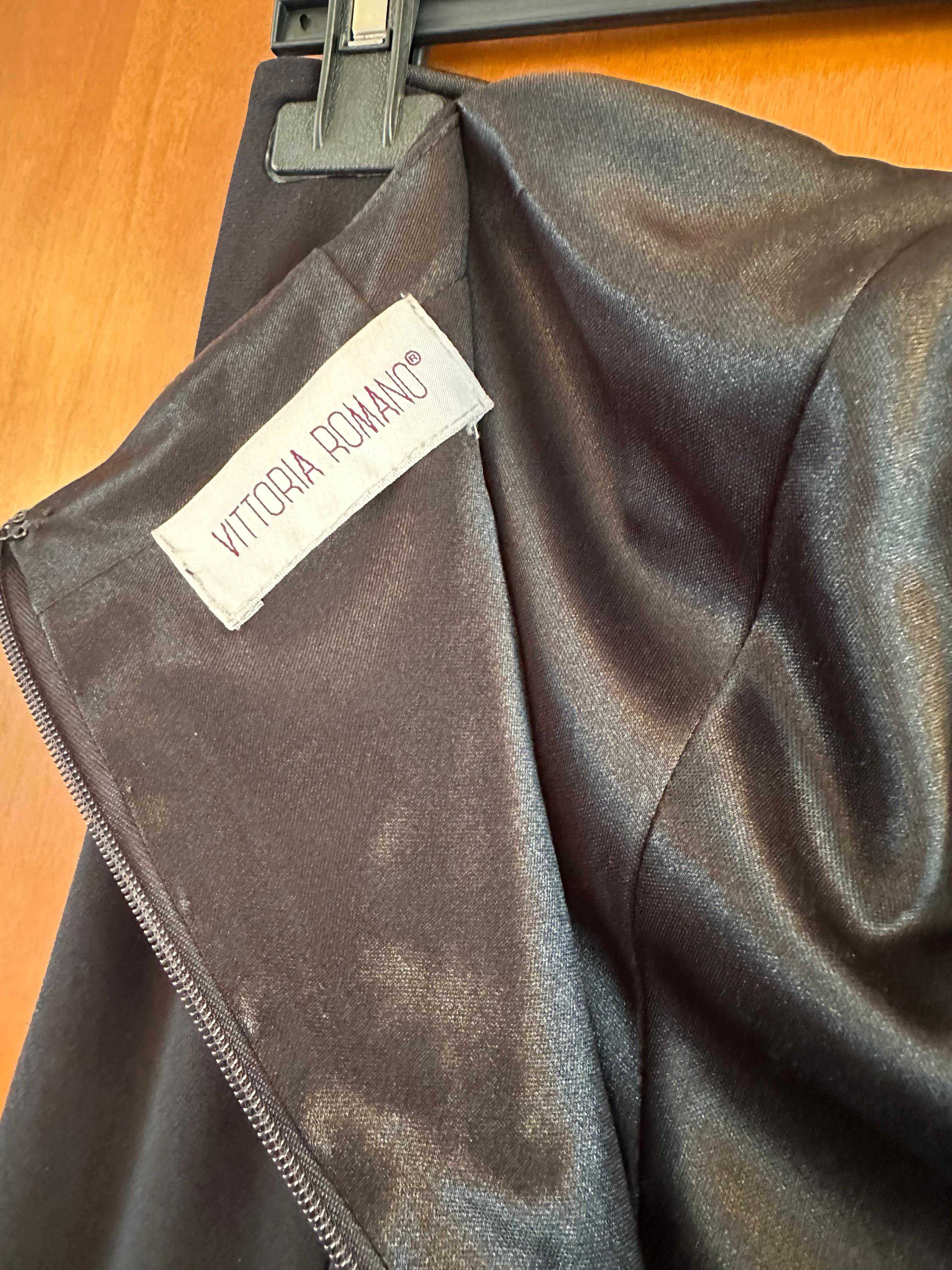 Abito lungo nero scollato — 4